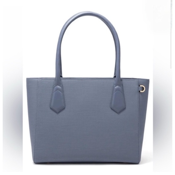 Dagne Dover Signature Tote Bag in Ash Blue - Picture 4 of 13